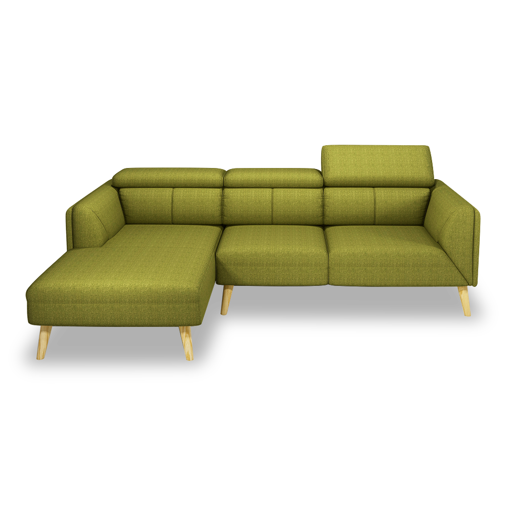 JANICE - Modular Fabric / Leather Sofa (L-shaped)
