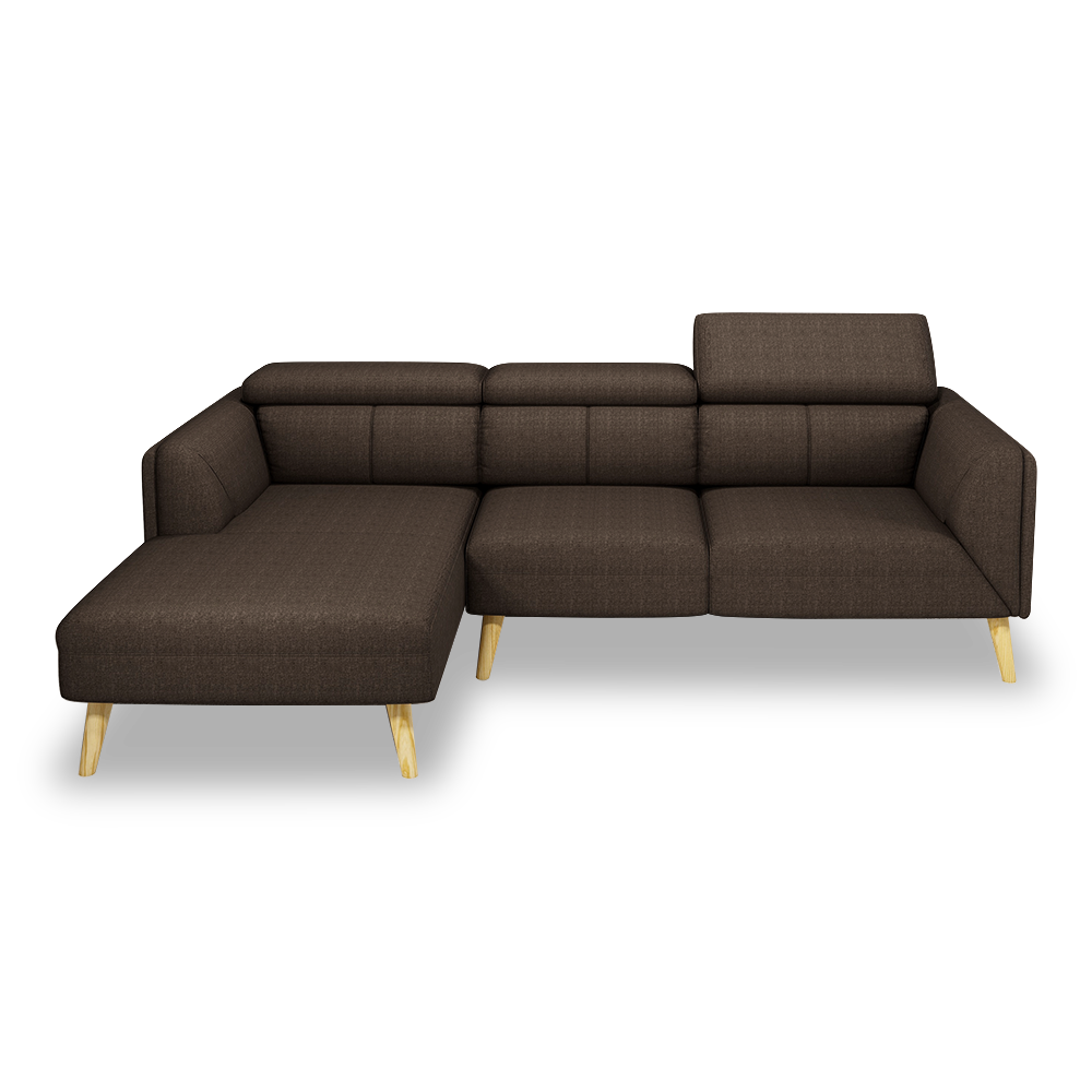 JANICE - Modular Fabric / Leather Sofa (L-shaped)