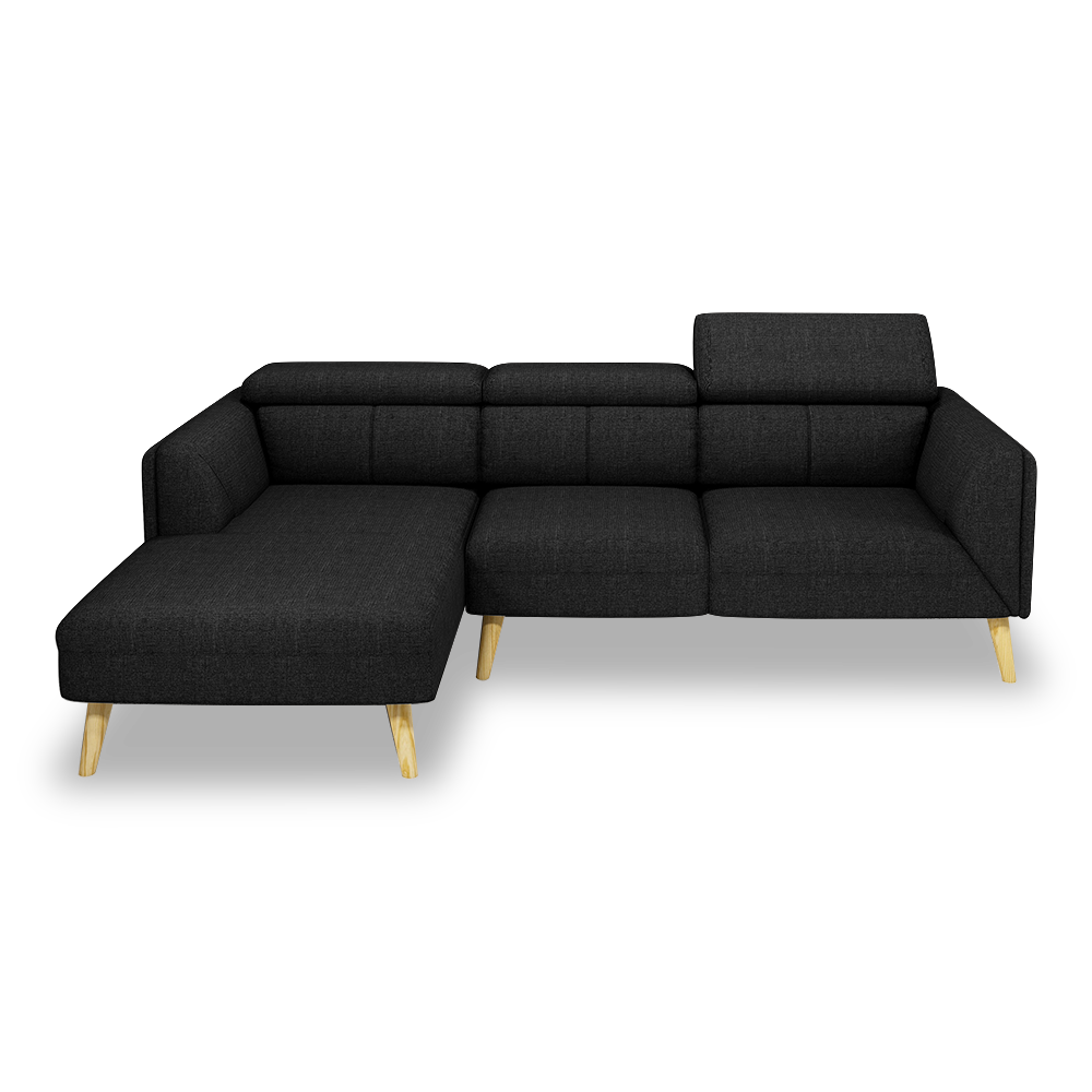 JANICE - Modular Fabric / Leather Sofa (L-shaped)
