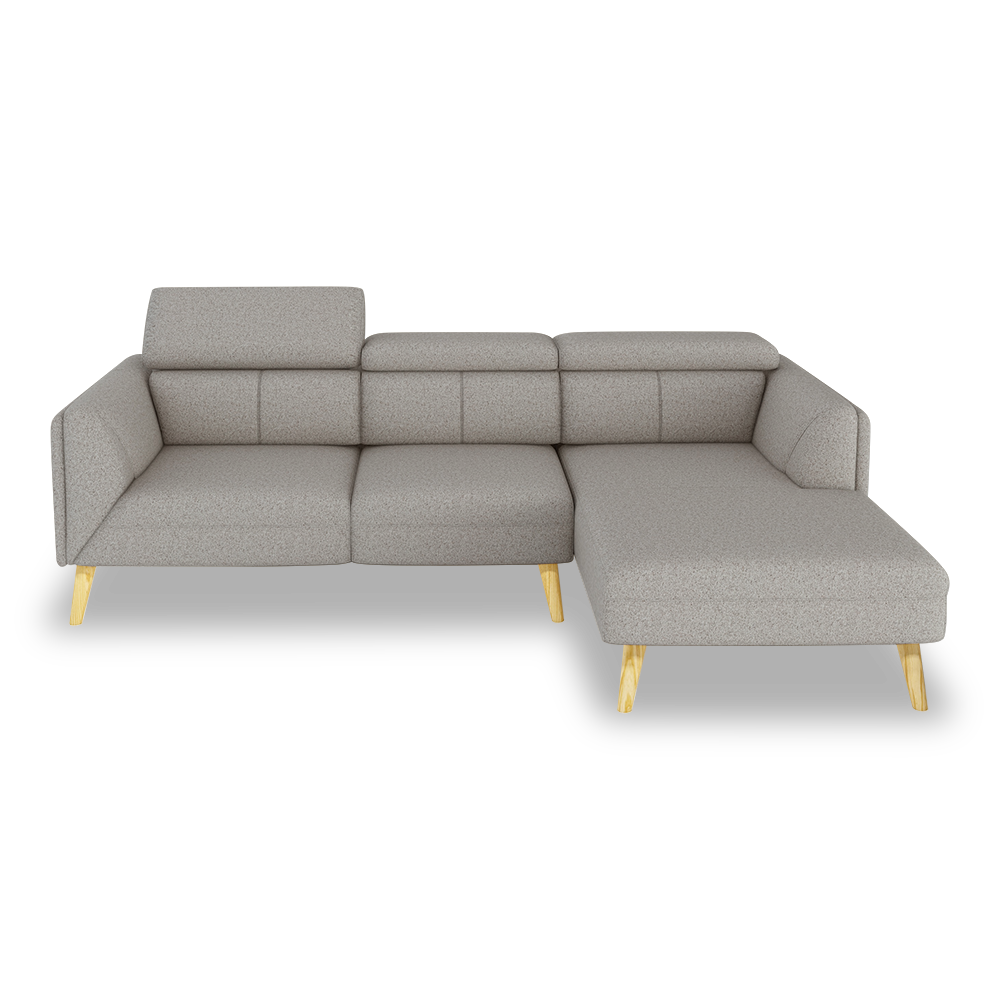 JANICE - Modular Fabric / Leather Sofa (L-shaped)