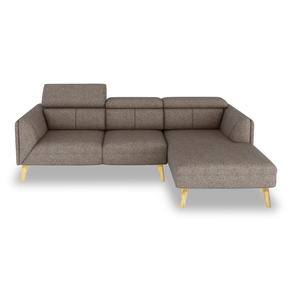 JANICE - Modular Fabric / Leather Sofa (L-shaped)