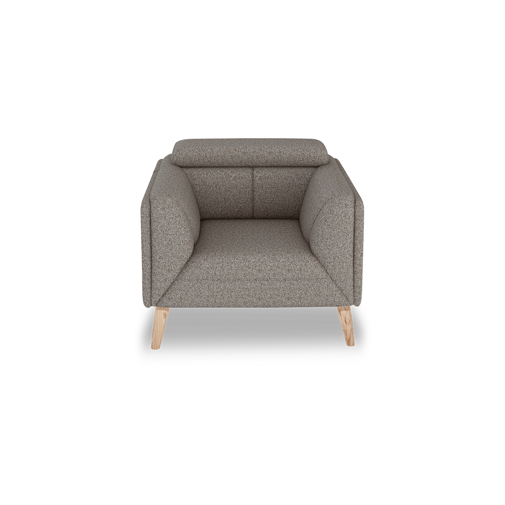 JANICE - Modular Fabric / Leather Sofa (1-seater)