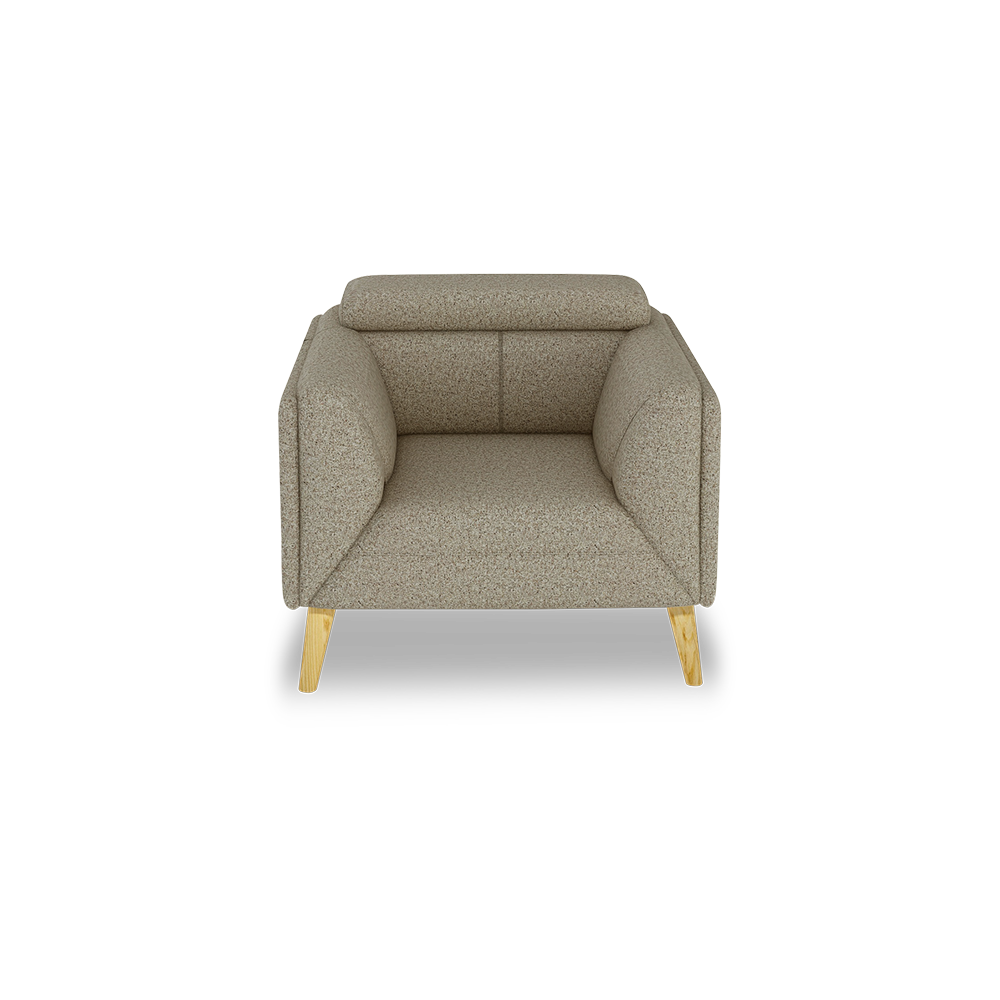 JANICE - Modular Fabric / Leather Sofa (1-seater)