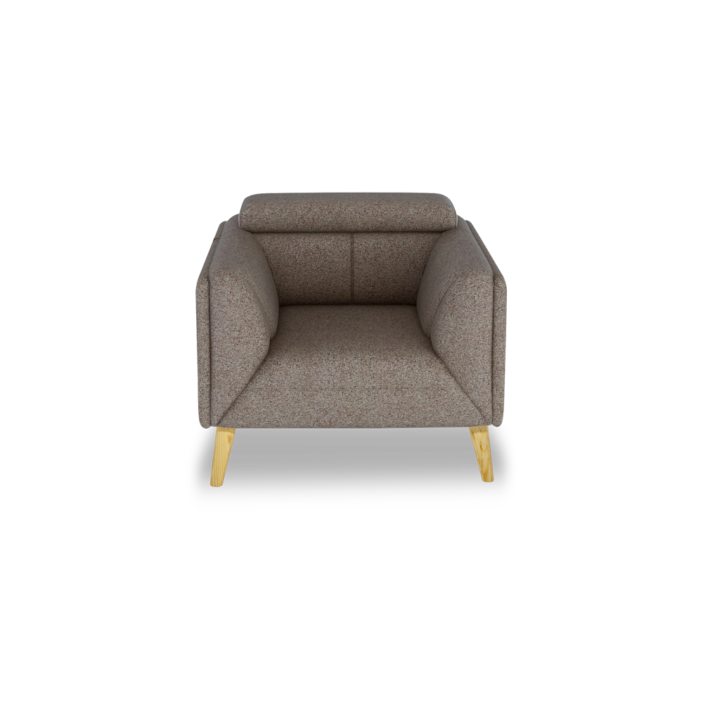 JANICE - Modular Fabric / Leather Sofa (1-seater)