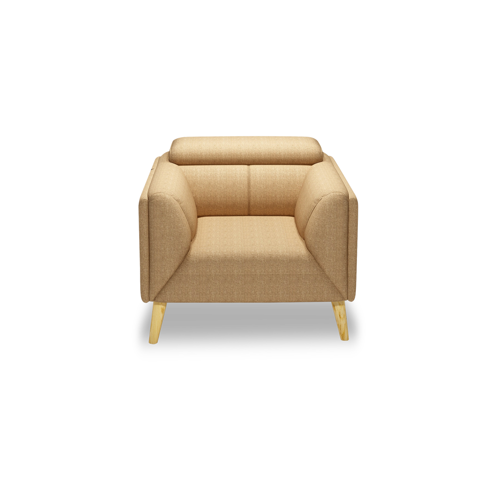 JANICE - Modular Fabric / Leather Sofa (1-seater)