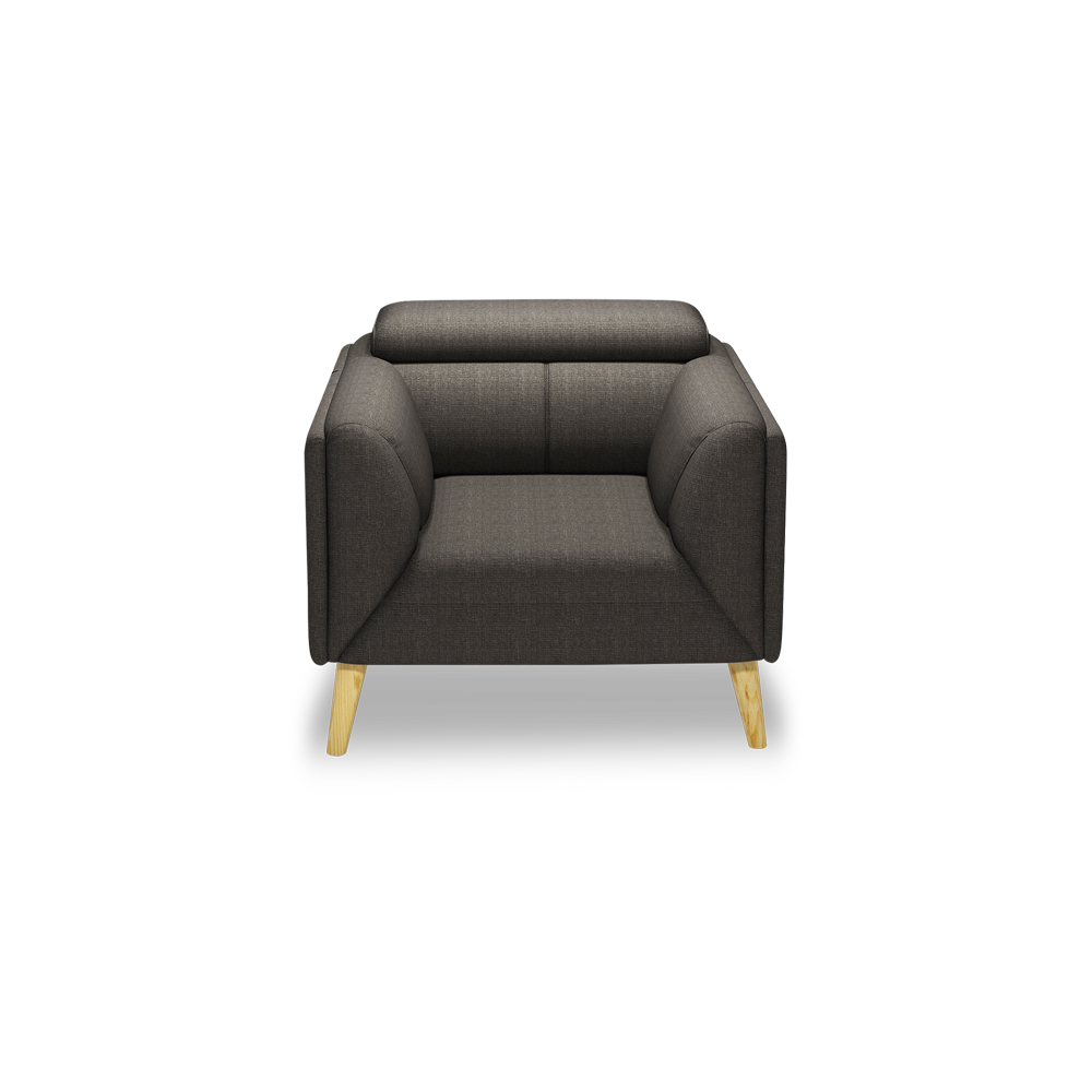 JANICE - Modular Fabric / Leather Sofa (1-seater)