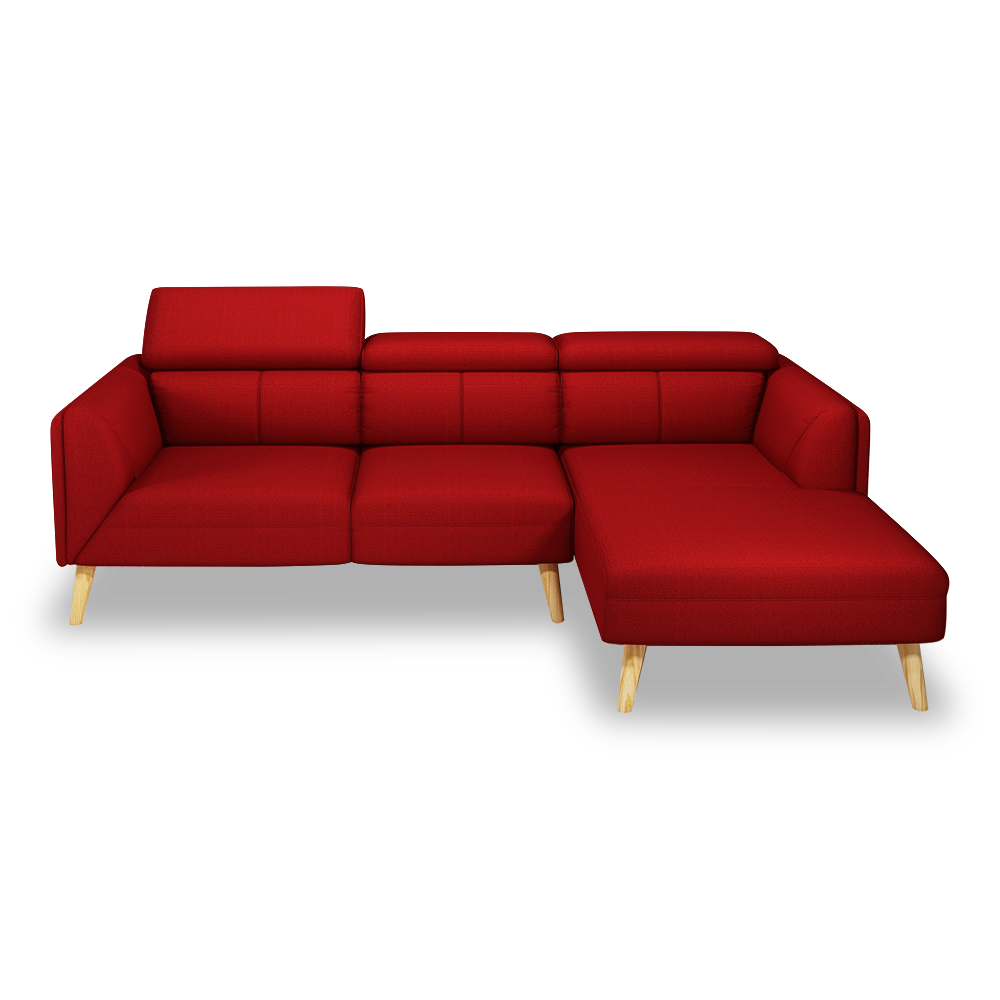 JANICE - Modular Fabric / Leather Sofa (L-shaped)