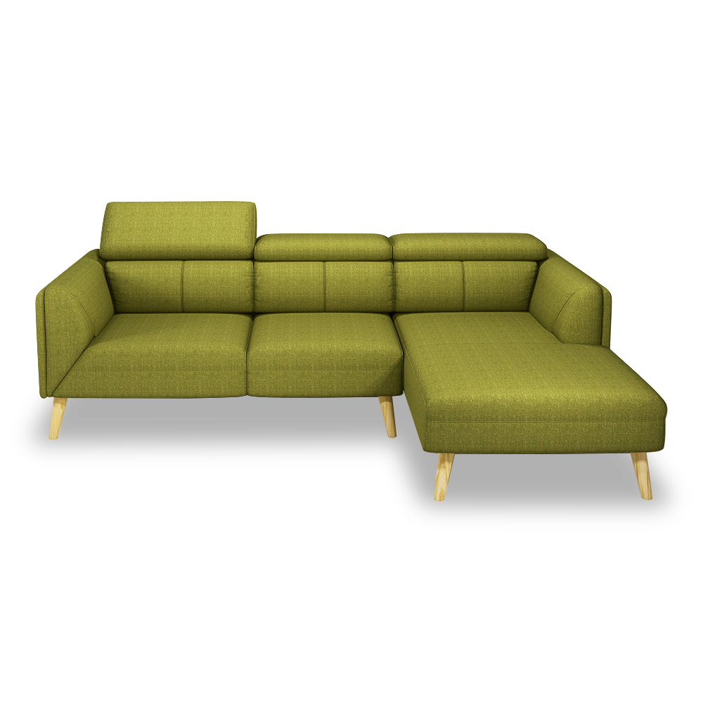 JANICE - Modular Fabric / Leather Sofa (L-shaped)