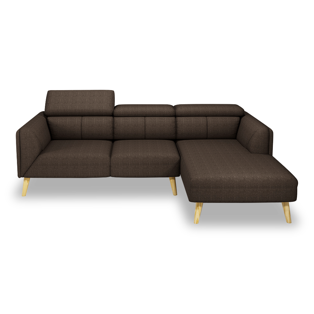 JANICE - Modular Fabric / Leather Sofa (L-shaped)