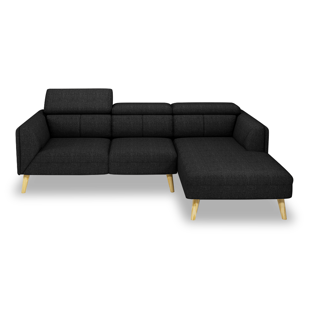 JANICE - Modular Fabric / Leather Sofa (L-shaped)
