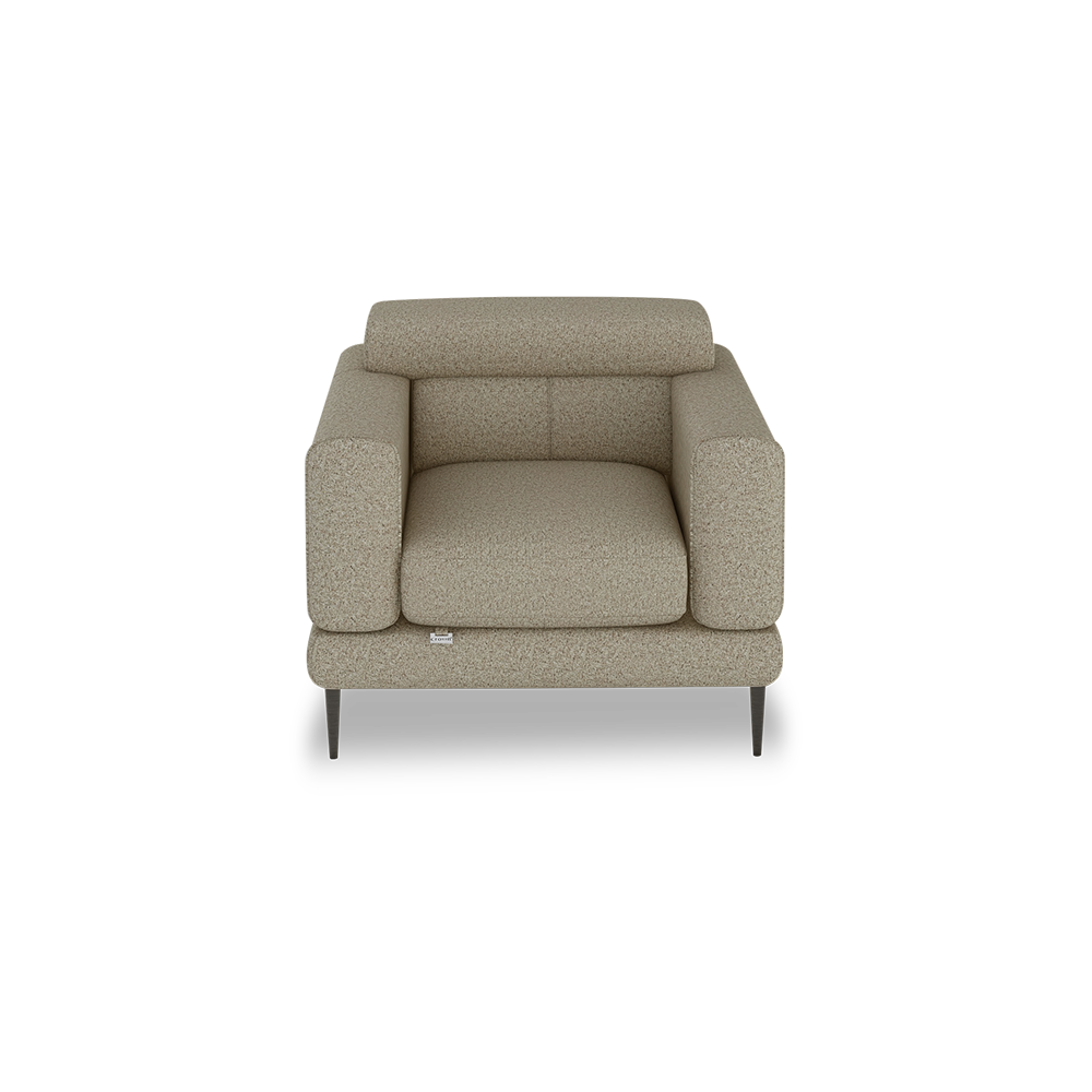 UNIQ - Pull-Out Fabric / Leather Sofa (1-seater)