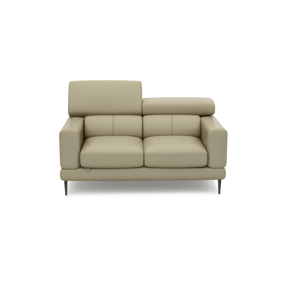 UNIQ - Pull-Out Fabric / Leather Sofa (2-seater)