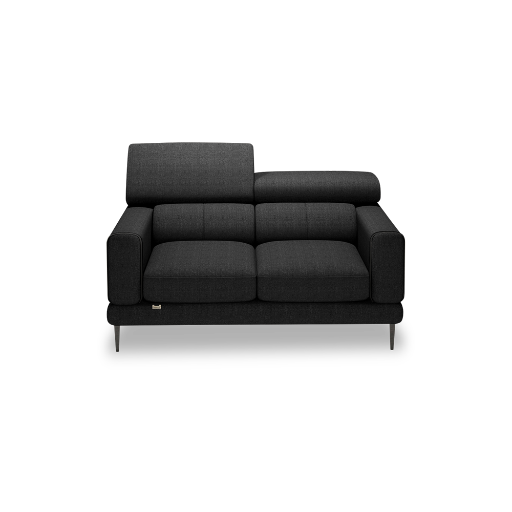 UNIQ - Pull-Out Fabric / Leather Sofa (2-seater)