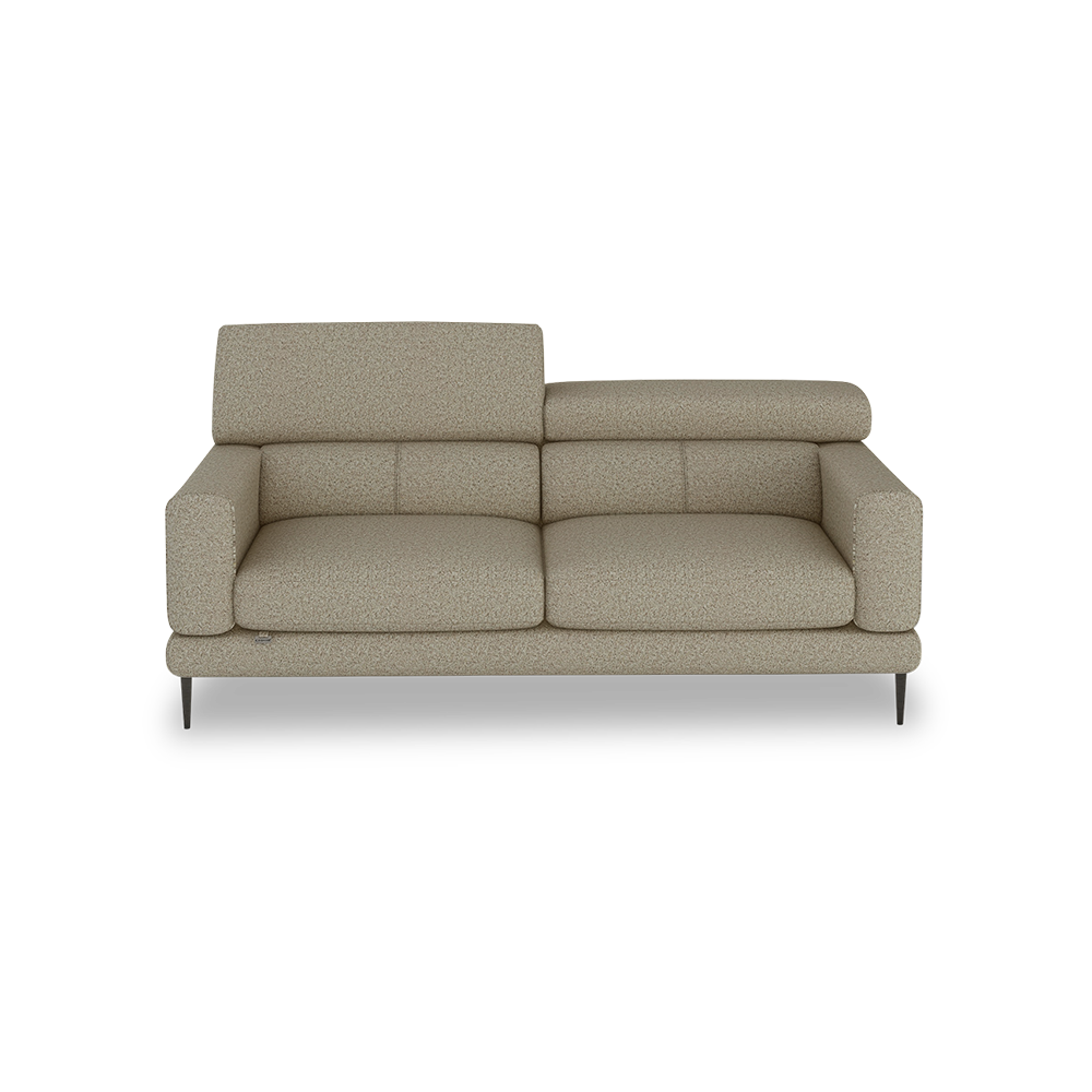 UNIQ - Pull-Out Fabric / Leather Sofa (3-seater)