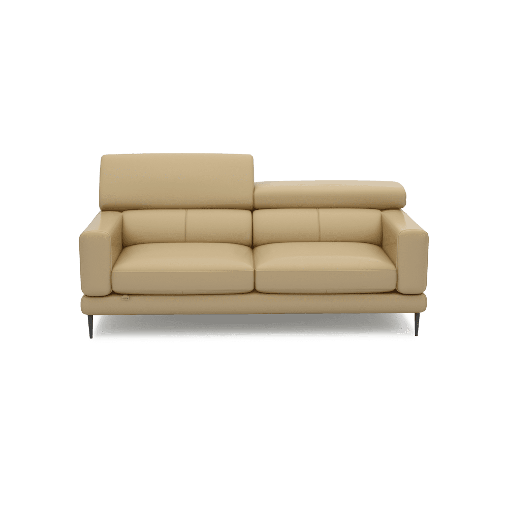 UNIQ - Pull-Out Fabric / Leather Sofa (3-seater)