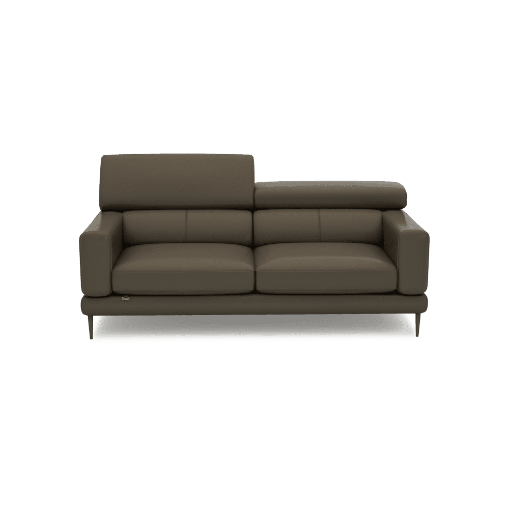 UNIQ - Pull-Out Fabric / Leather Sofa (3-seater)