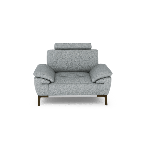 FIBSEN - Modular Fabric / Leather Sofa (1-seater)
