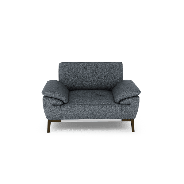 FIBSEN - Modular Fabric / Leather Sofa (1-seater)