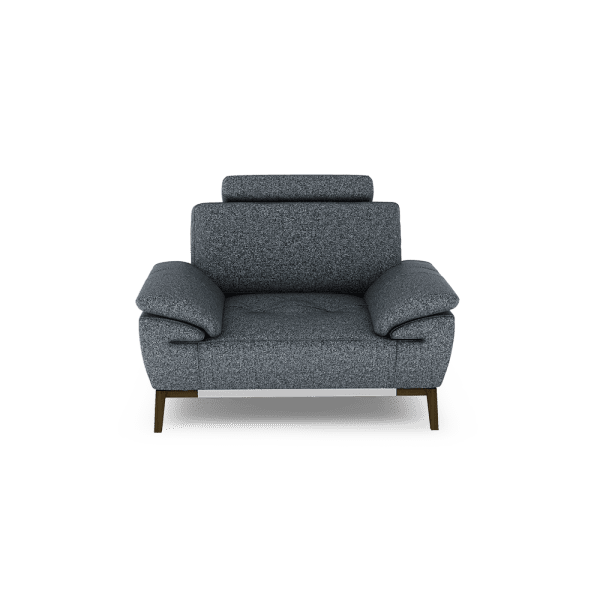 FIBSEN - Modular Fabric / Leather Sofa (1-seater)