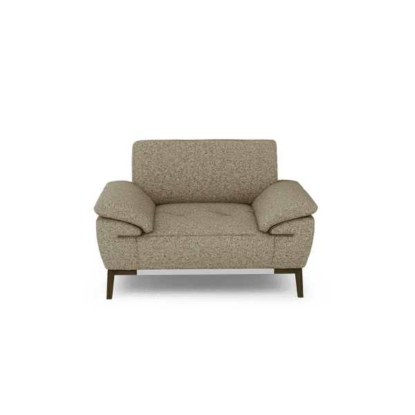 FIBSEN - Modular Fabric / Leather Sofa (1-seater)