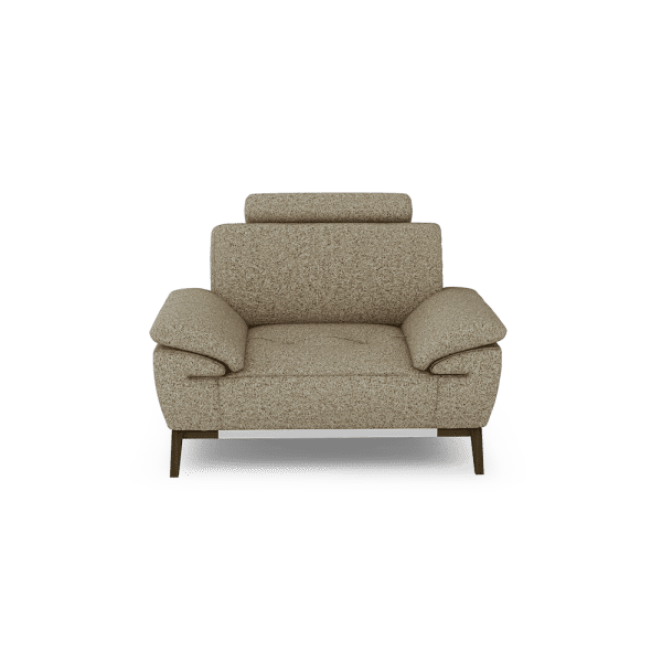 FIBSEN - Modular Fabric / Leather Sofa (1-seater)
