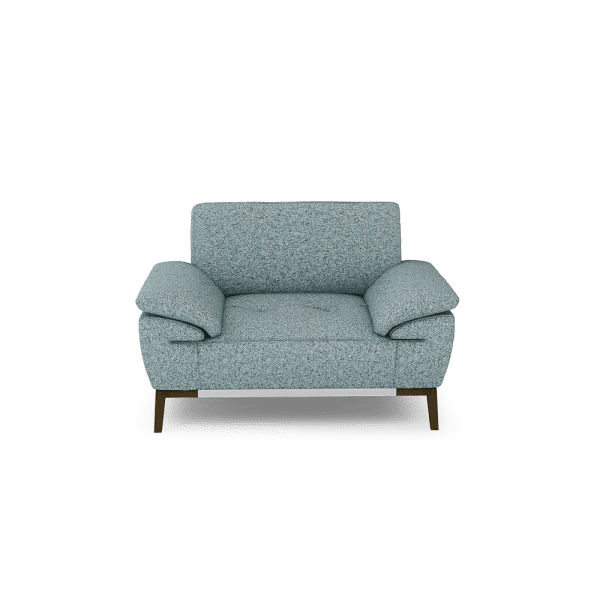 FIBSEN - Modular Fabric / Leather Sofa (1-seater)