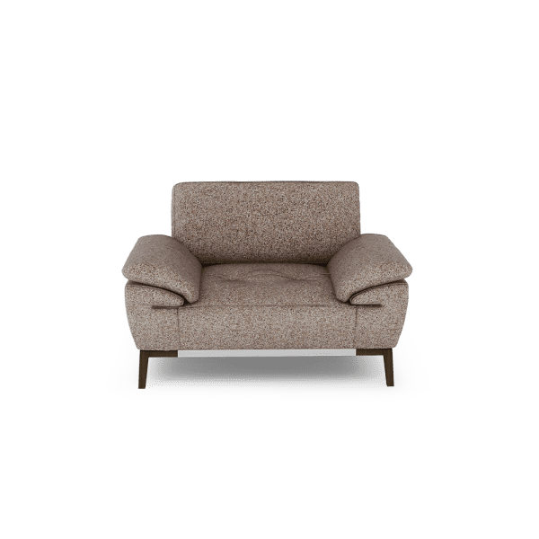 FIBSEN - Modular Fabric / Leather Sofa (1-seater)