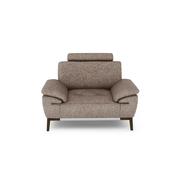 FIBSEN - Modular Fabric / Leather Sofa (1-seater)