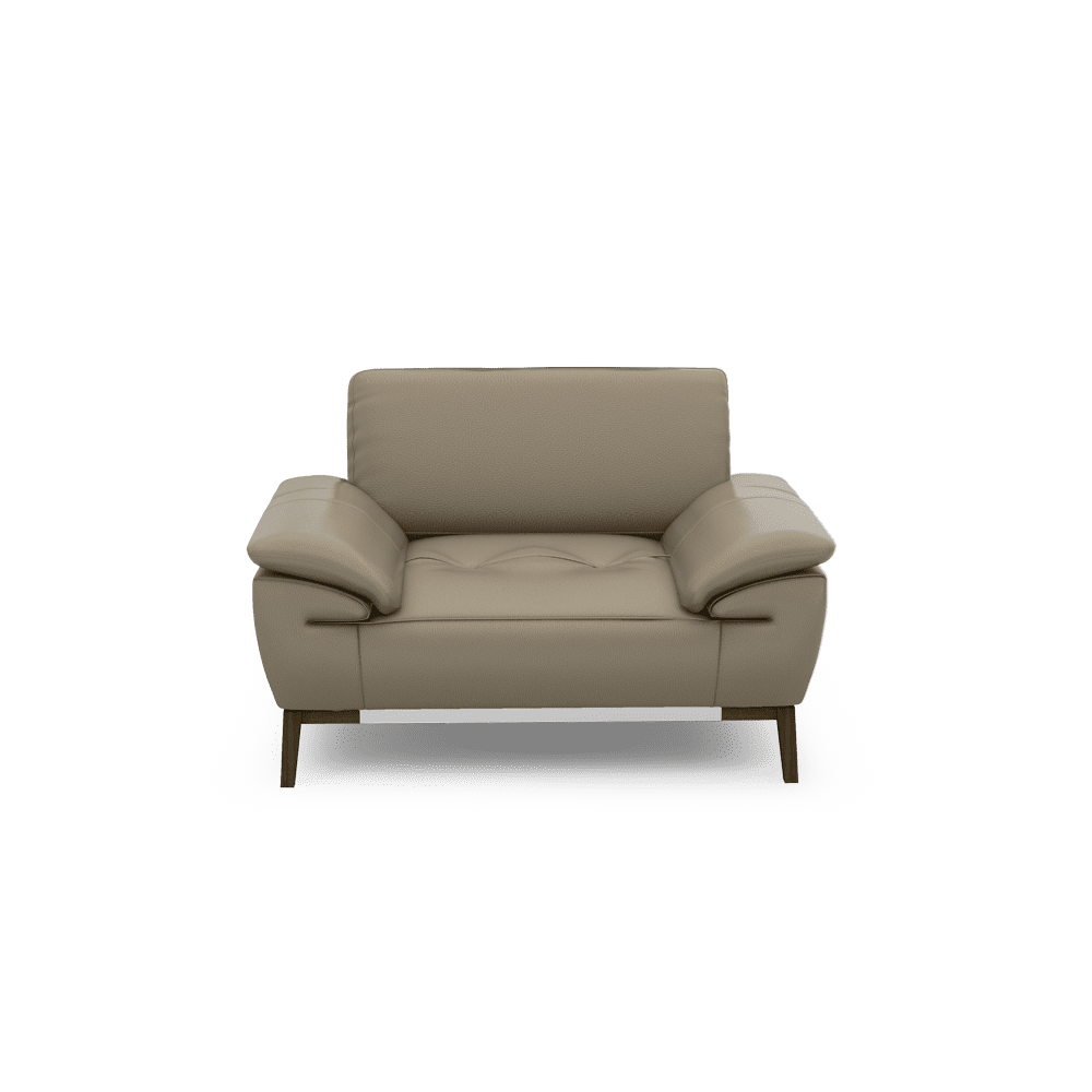 FIBSEN - Modular Fabric / Leather Sofa (1-seater)