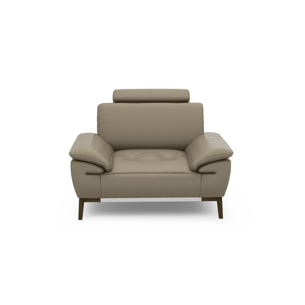 FIBSEN - Modular Fabric / Leather Sofa (1-seater)