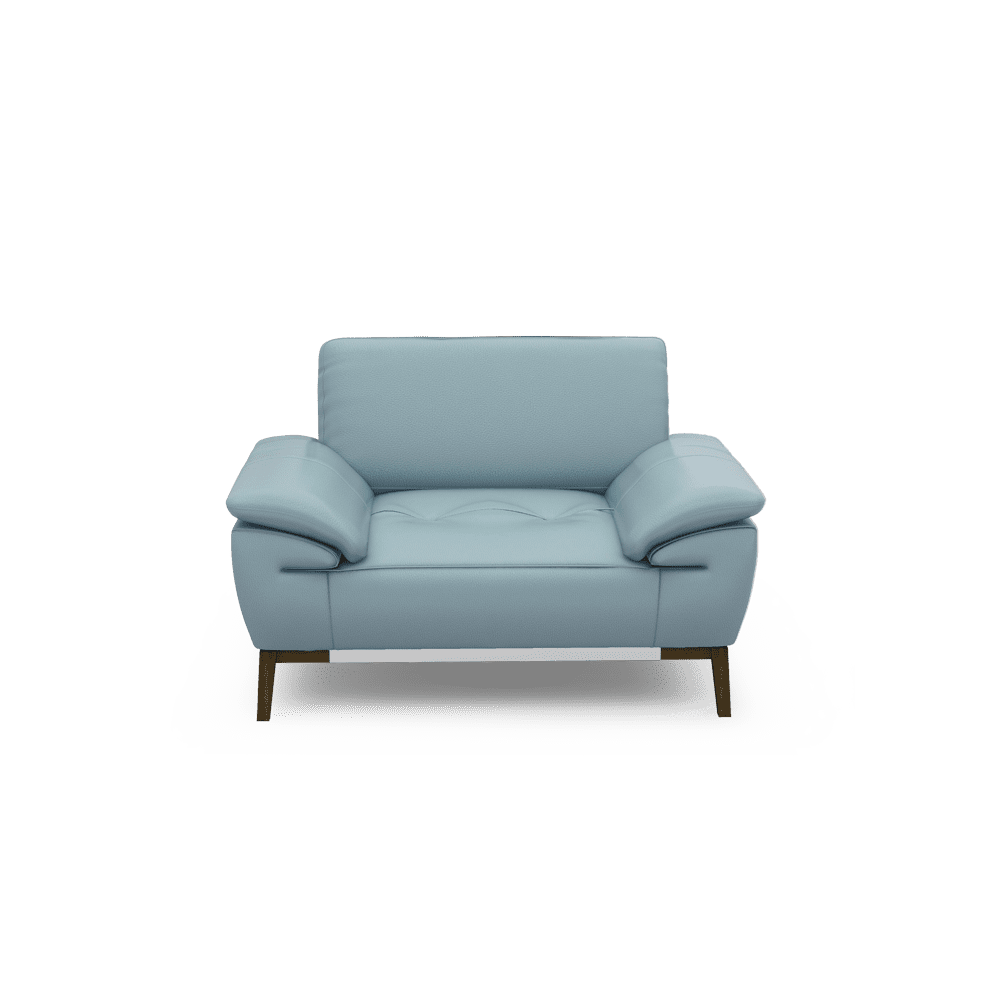 FIBSEN - Modular Fabric / Leather Sofa (1-seater)