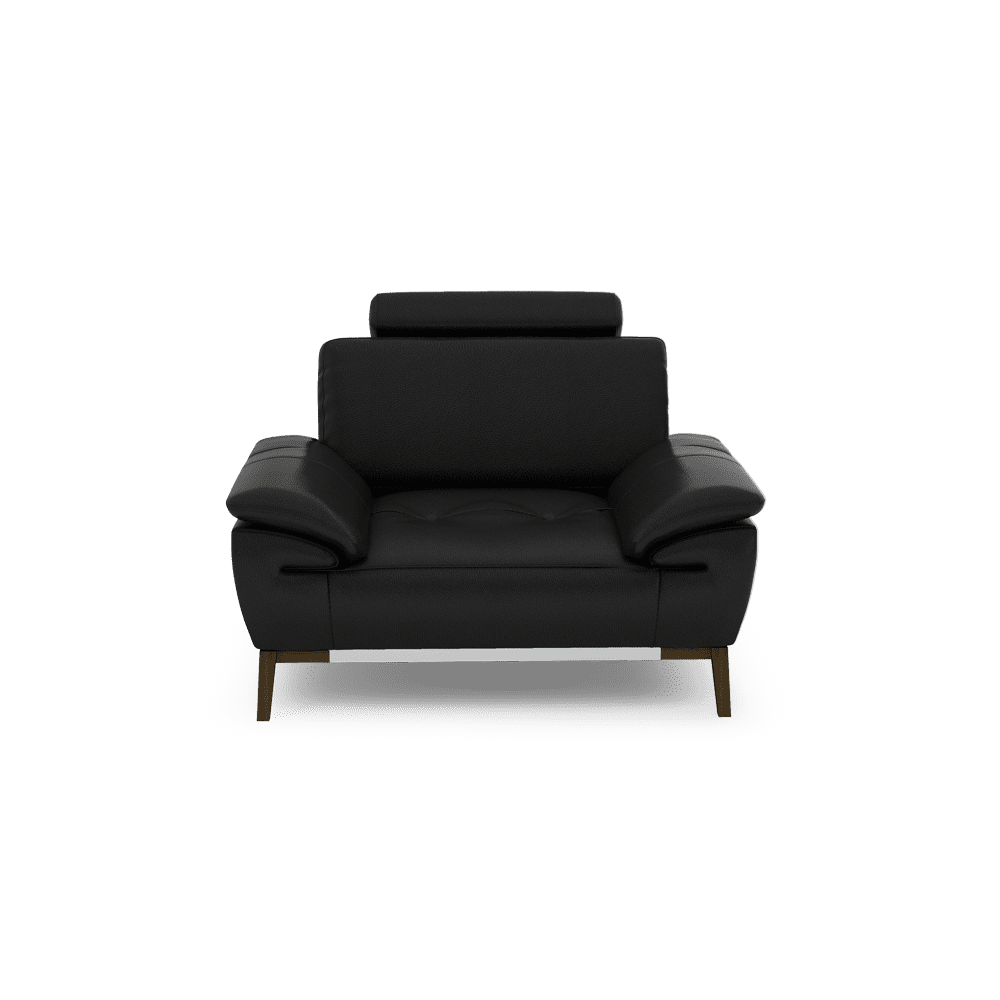 FIBSEN - Modular Fabric / Leather Sofa (1-seater)