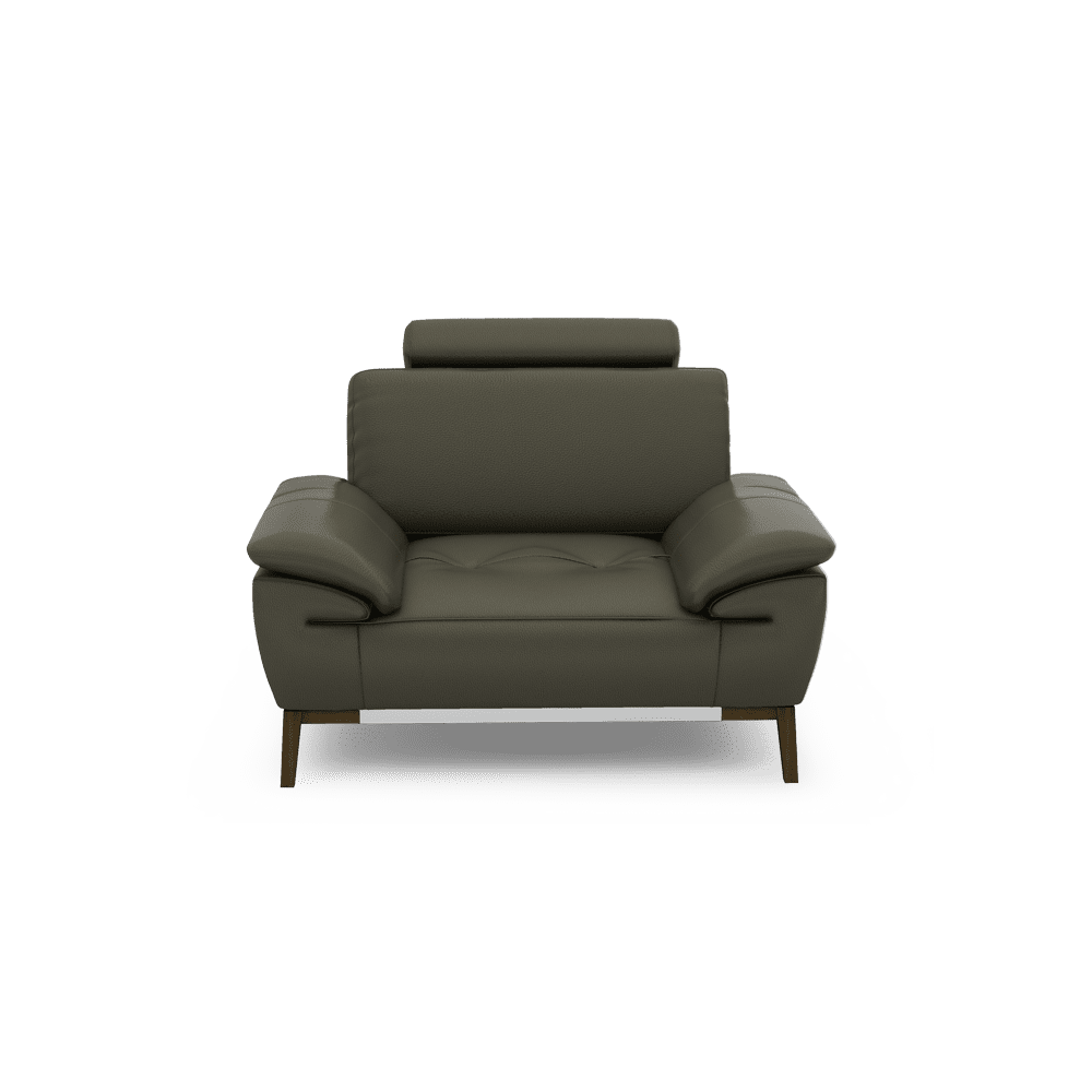 FIBSEN - Modular Fabric / Leather Sofa (1-seater)