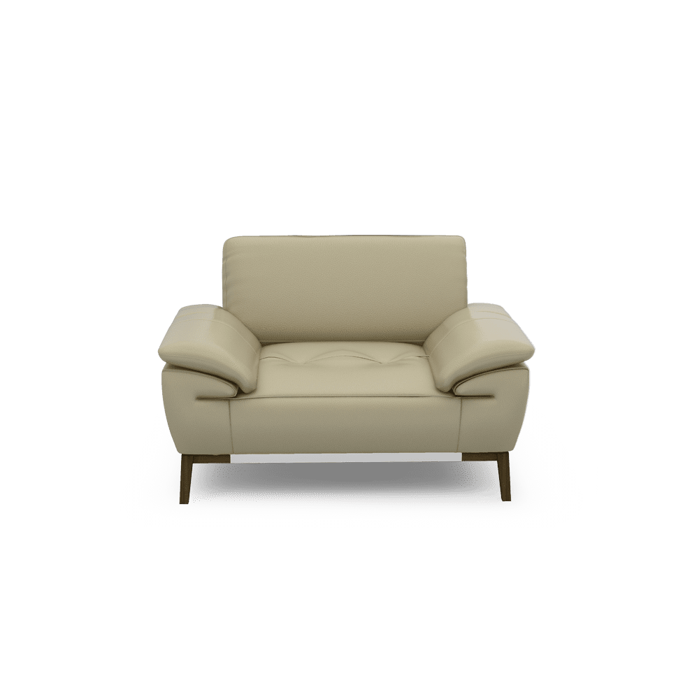 FIBSEN - Modular Fabric / Leather Sofa (1-seater)