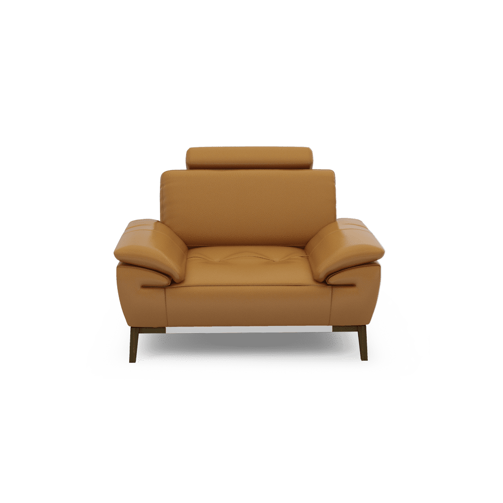 FIBSEN - Modular Fabric / Leather Sofa (1-seater)