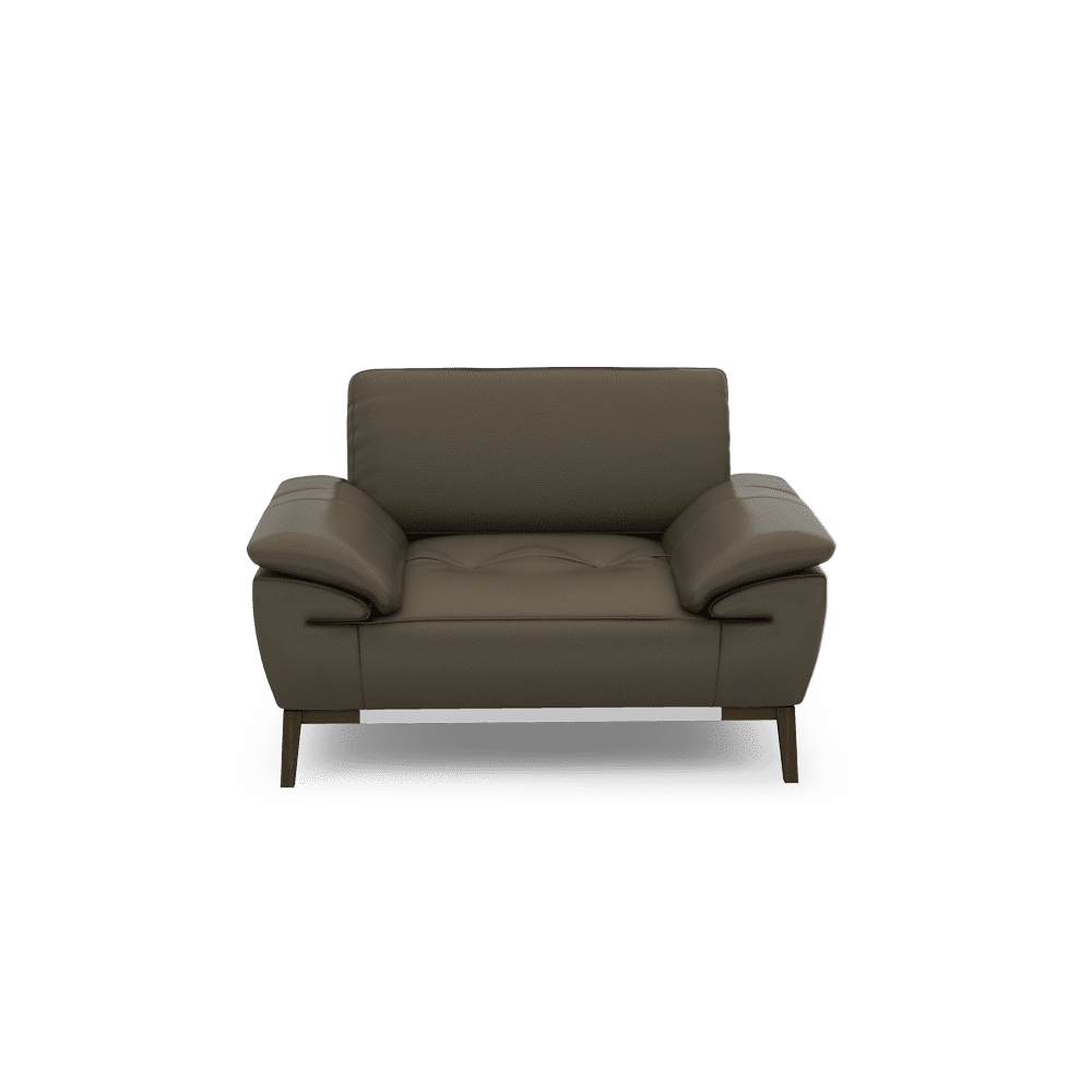 FIBSEN - Modular Fabric / Leather Sofa (1-seater)