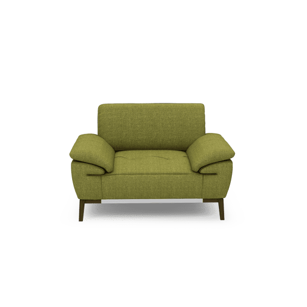 FIBSEN - Modular Fabric / Leather Sofa (1-seater)