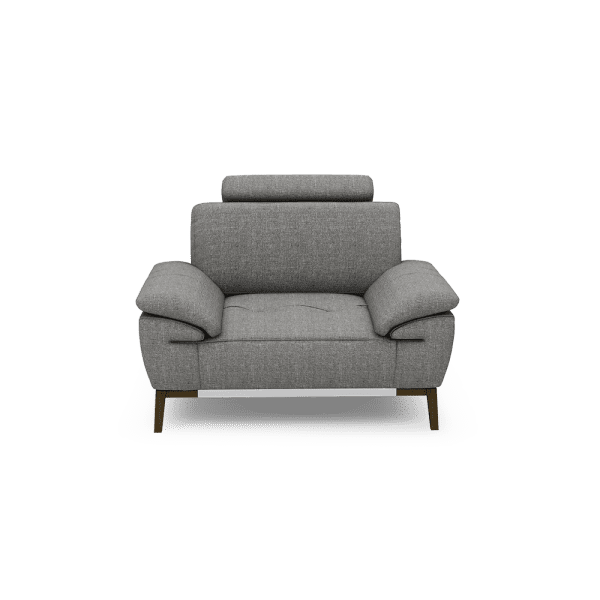 FIBSEN - Modular Fabric / Leather Sofa (1-seater)