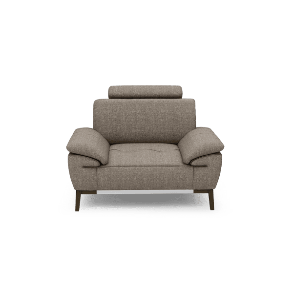 FIBSEN - Modular Fabric / Leather Sofa (1-seater)