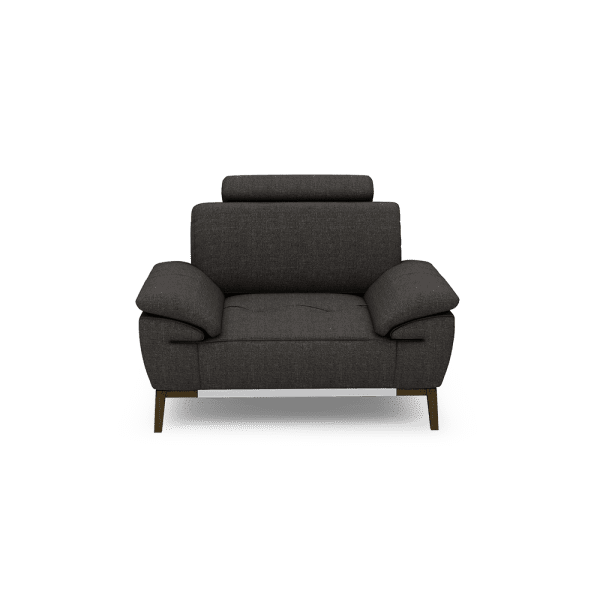 FIBSEN - Modular Fabric / Leather Sofa (1-seater)