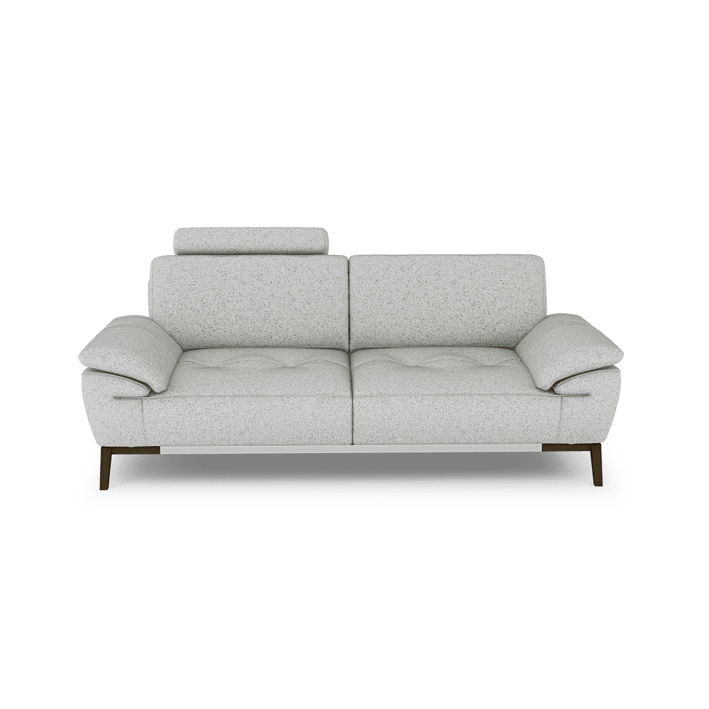 FIBSEN - Modular Fabric / Leather Sofa (3-seater)