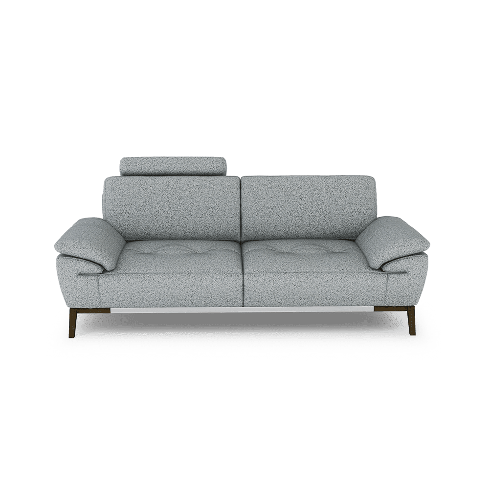 FIBSEN - Modular Fabric / Leather Sofa (3-seater)
