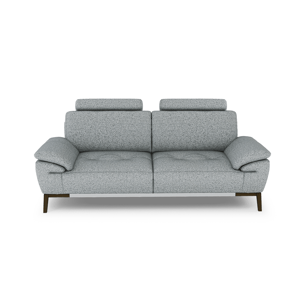 FIBSEN - Modular Fabric / Leather Sofa (3-seater)