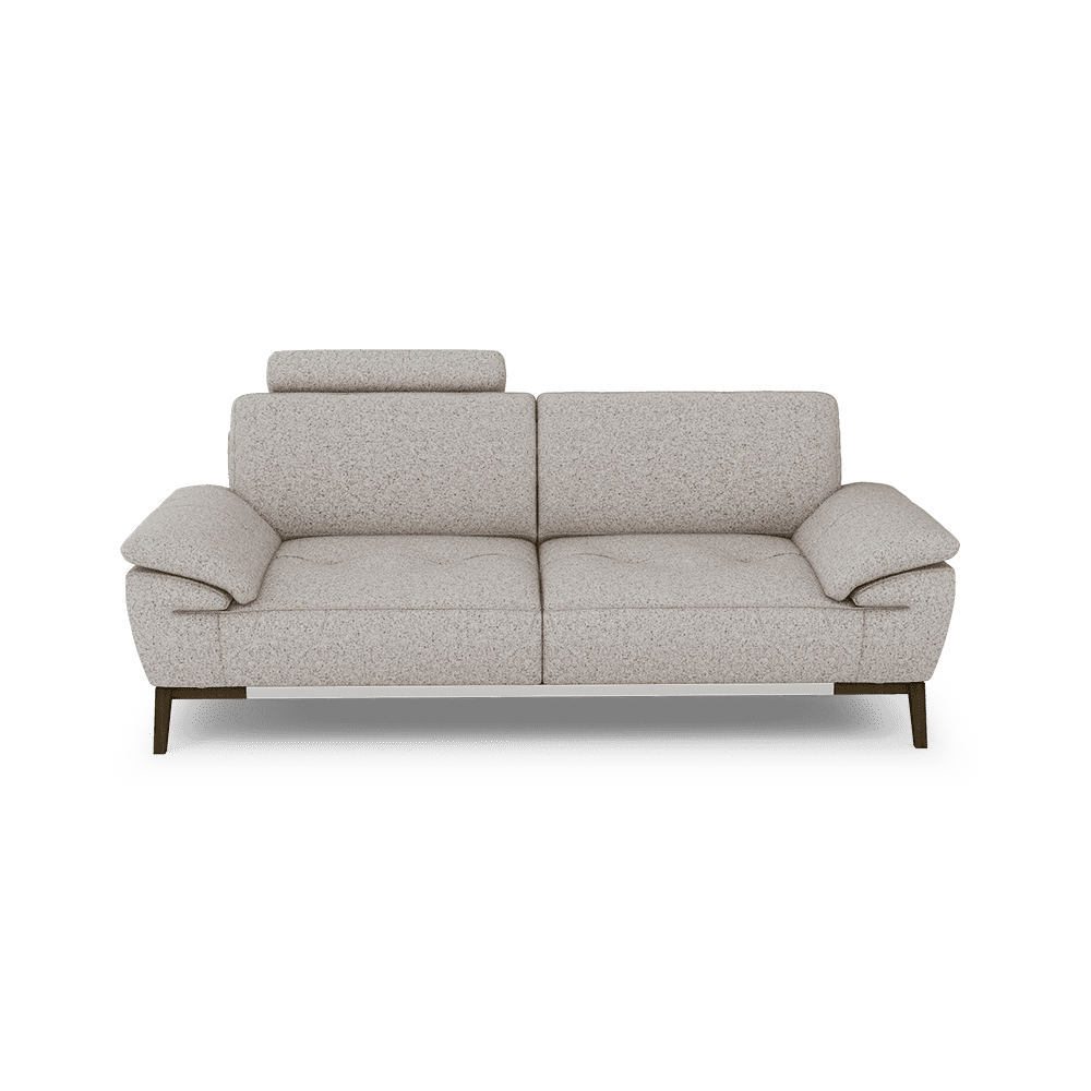 FIBSEN - Modular Fabric / Leather Sofa (3-seater)