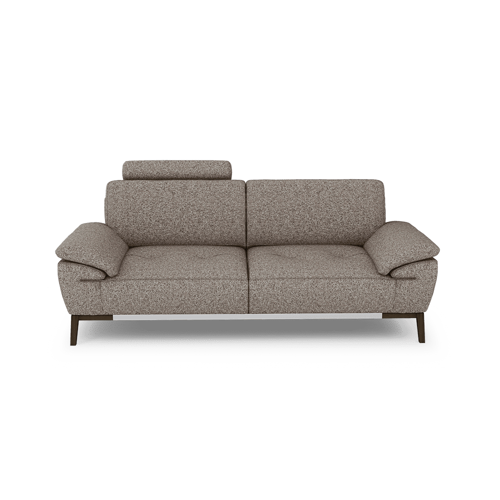 FIBSEN - Modular Fabric / Leather Sofa (3-seater)