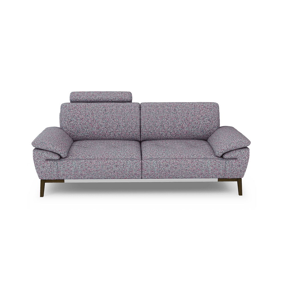 FIBSEN - Modular Fabric / Leather Sofa (3-seater)