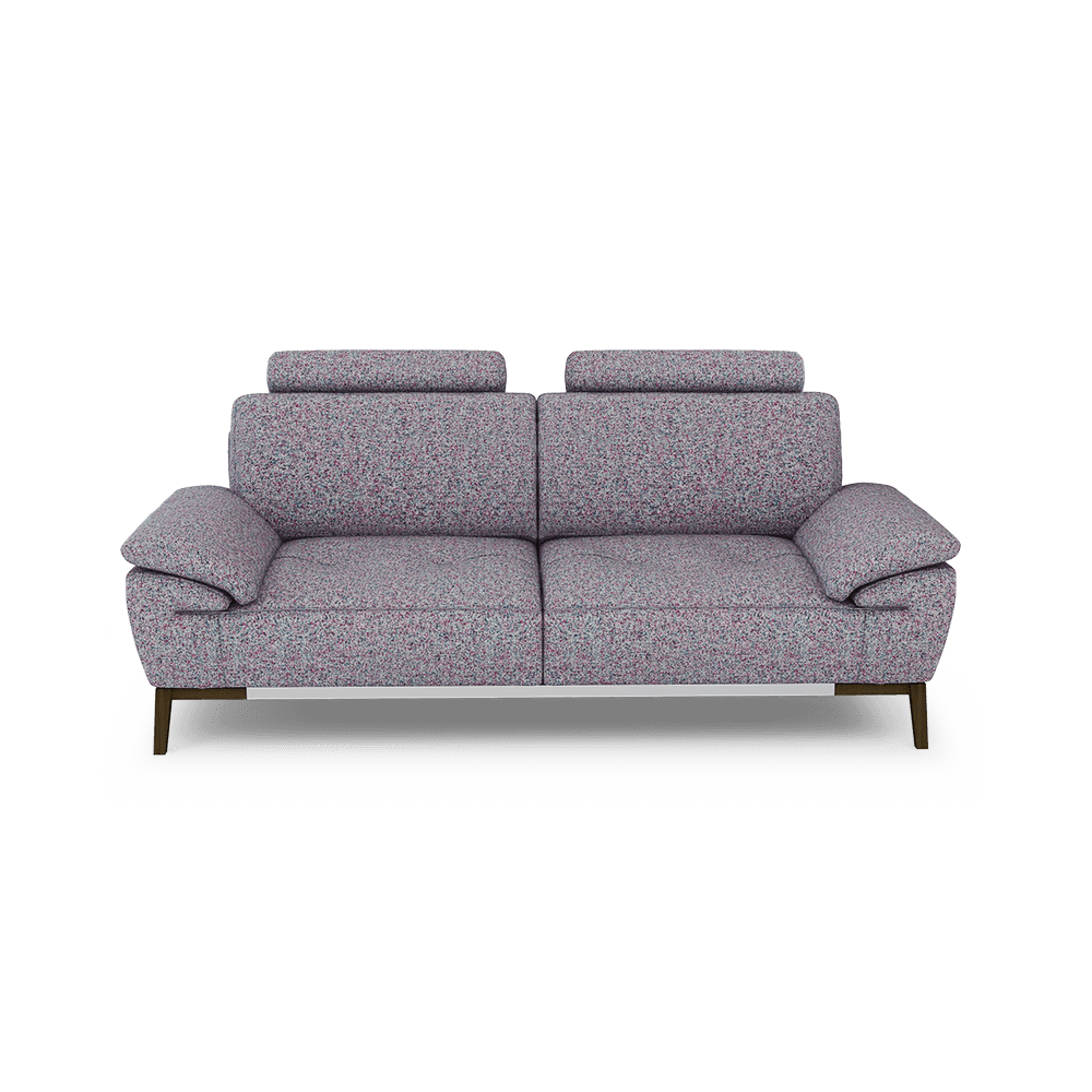 FIBSEN - Modular Fabric / Leather Sofa (3-seater)