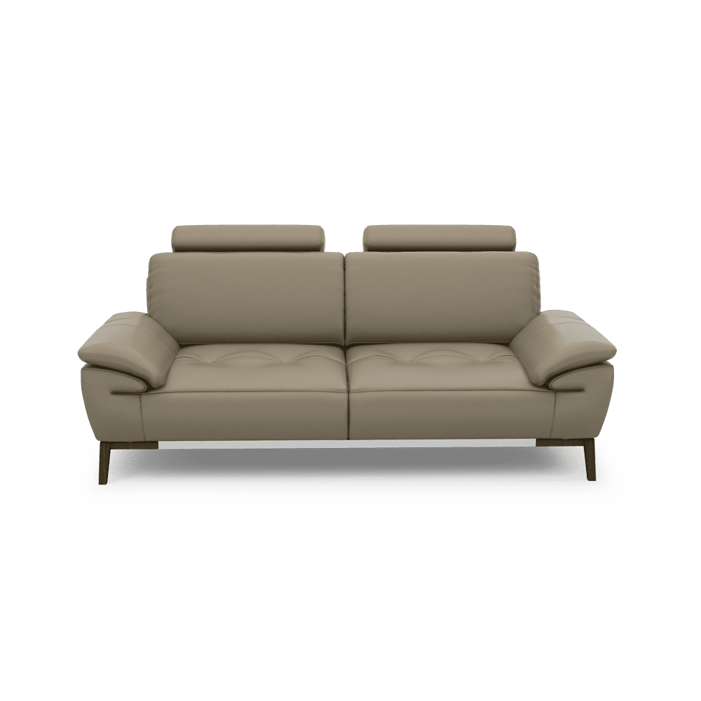 FIBSEN - Modular Fabric / Leather Sofa (3-seater)