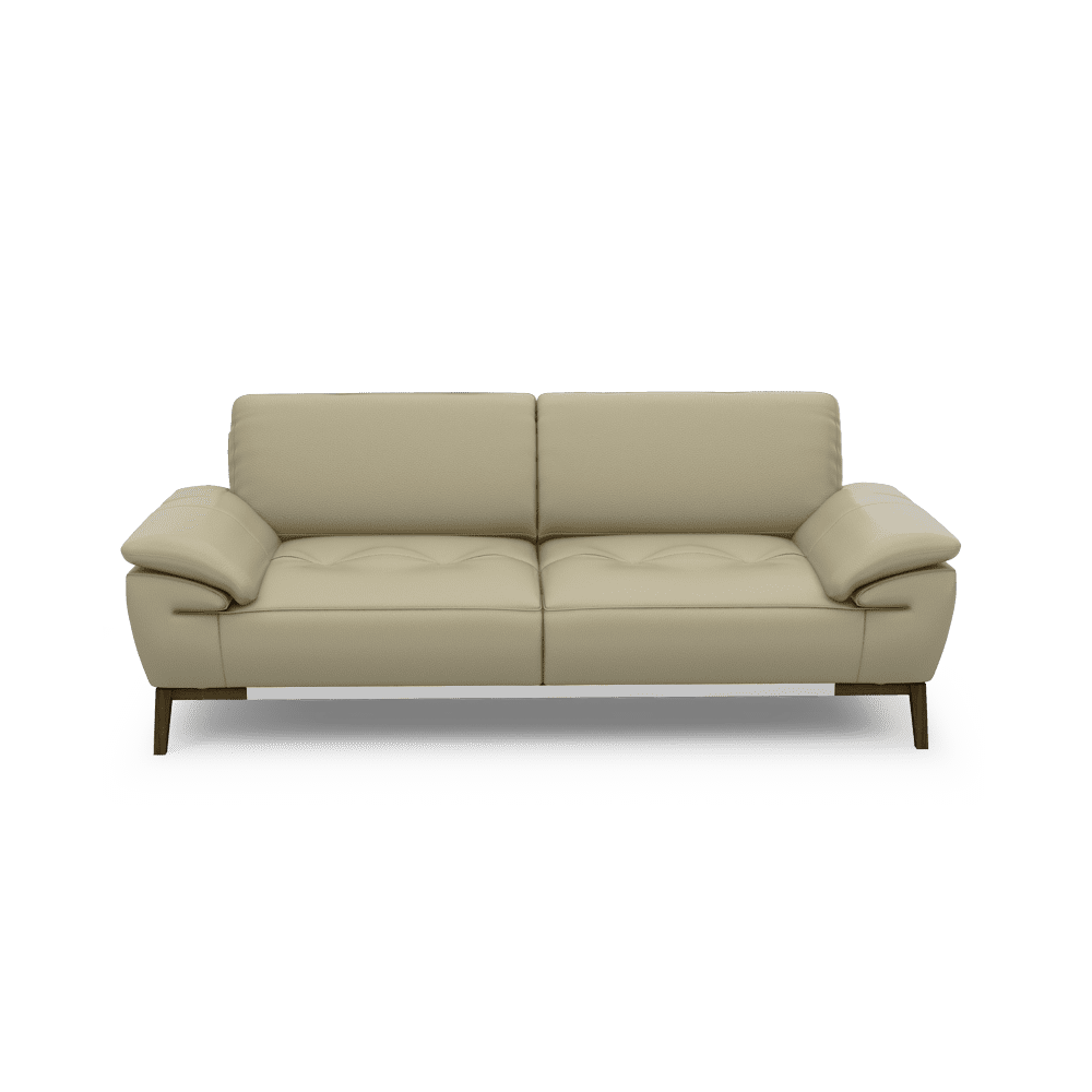 FIBSEN - Modular Fabric / Leather Sofa (3-seater)