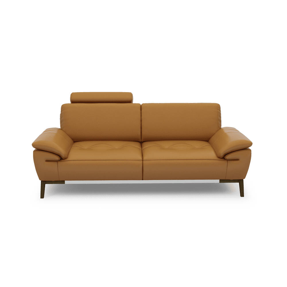 FIBSEN - Modular Fabric / Leather Sofa (3-seater)
